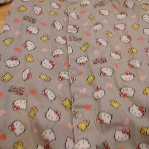 6-9m H&M Sanrio gray hello Kitty footie sleeper Pyjama - Picture 5 of 7
